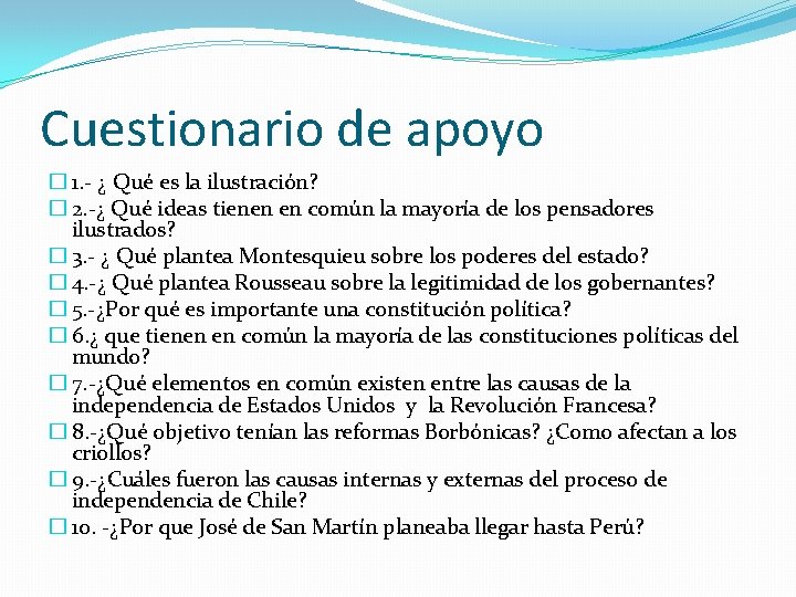 Cuestionario de apoyo � 1. - ¿ Qué es la ilustración? � 2. -¿ Cuestionario de apoyo � 1. - ¿ Qué es la ilustración? � 2. -¿