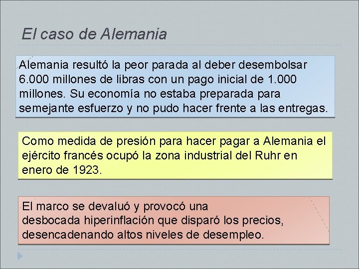 El caso de Alemania resultó la peor parada al deber desembolsar 6. 000 millones