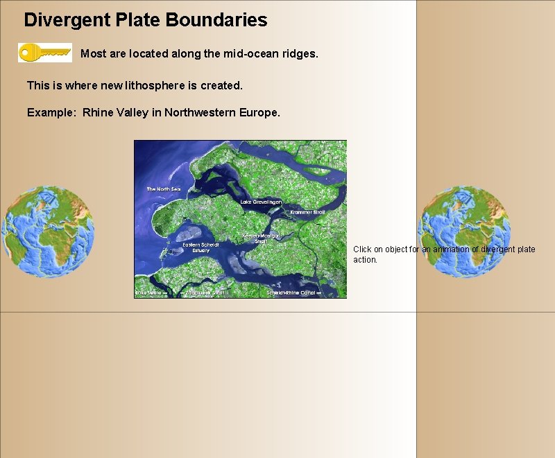 Divergent Plate Boundaries Most are located along the mid-ocean ridges. This is where new