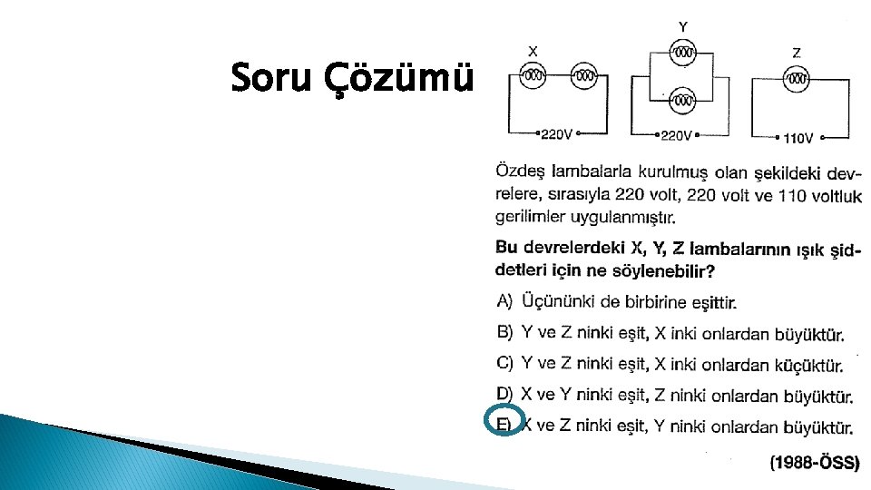 Soru Çözümü 
