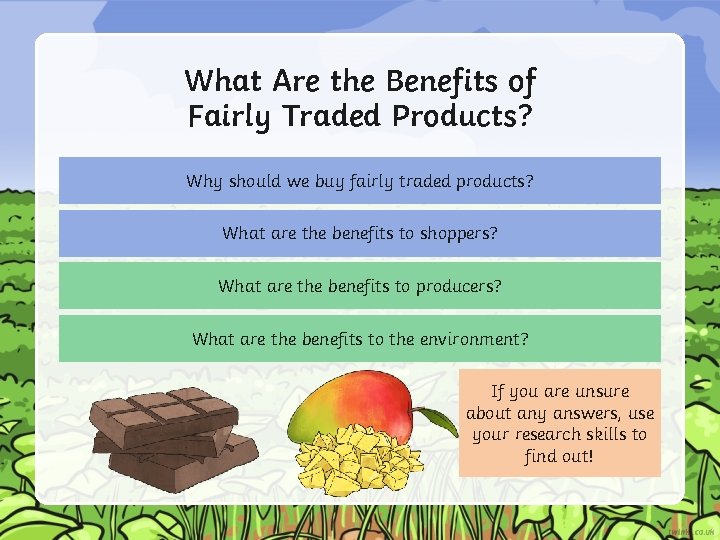 What Are the Benefits of Fairly Traded Products? Why should we buy fairly traded