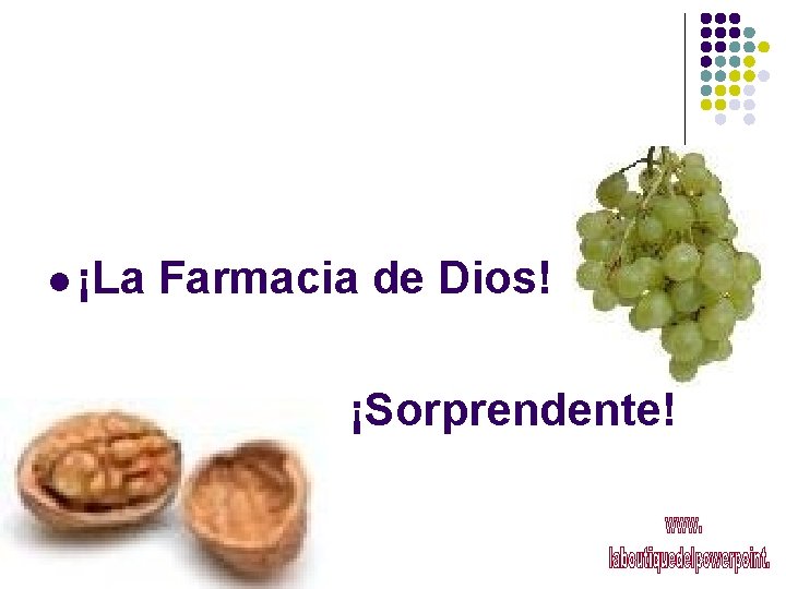 l ¡La Farmacia de Dios! ¡Sorprendente! 