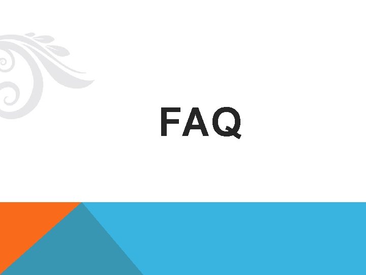 FAQ 