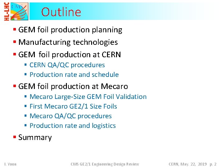 Outline § GEM foil production planning § Manufacturing technologies § GEM foil production at