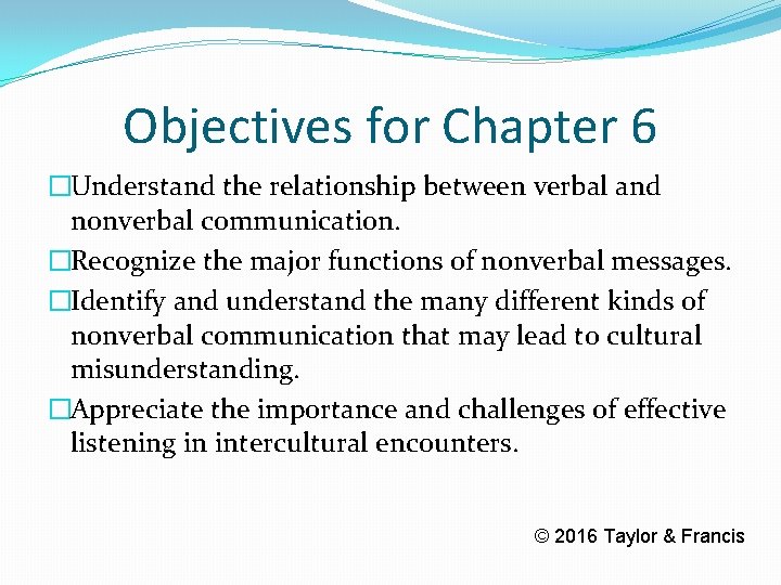 Intercultural Communication Chapter 6 Where Can We Look