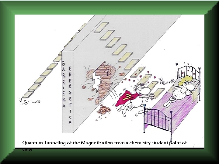 Quantum Tunneling of the Magnetization from a chemistry student point of view 