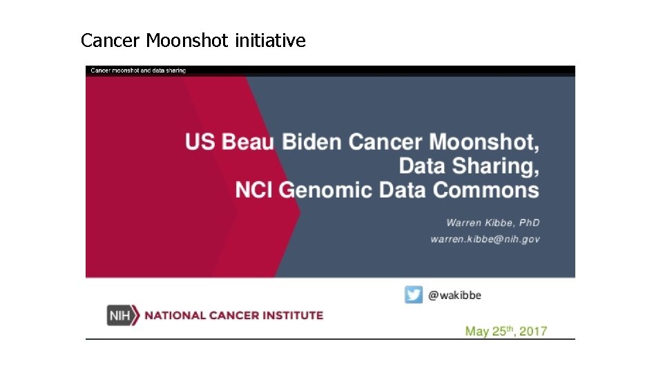 Cancer Moonshot initiative 