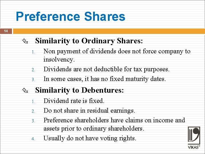 Chapte R 20 Long Term Finance Shares Debentures