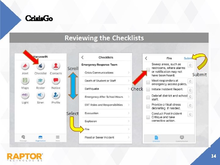 Crisis. Go 14 Crisis. Go 14