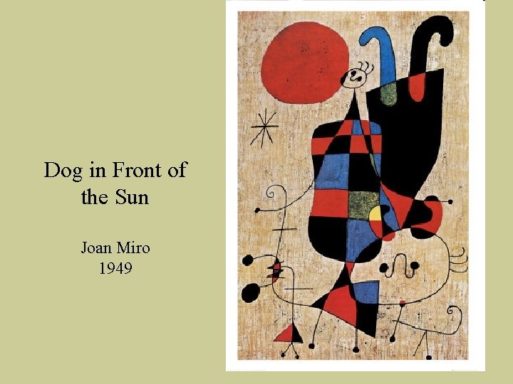 Dog in Front of the Sun Joan Miro 1949 Dog in Front of the Sun Joan Miro 1949