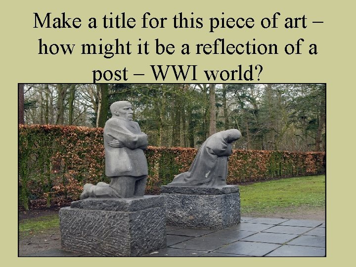Make a title for this piece of art – how might it be a Make a title for this piece of art – how might it be a