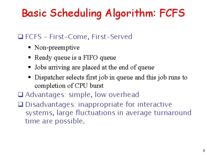 Lecture Note 3 CPU Scheduling 1 CPU SCHEDULING
