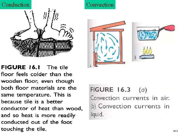 Conduction Convection 16. 3 