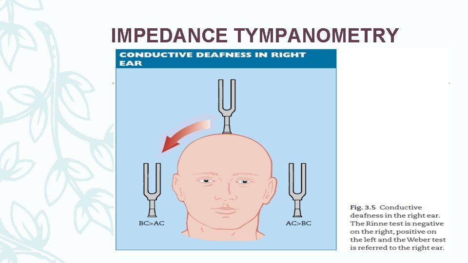 IMPEDANCE TYMPANOMETRY 