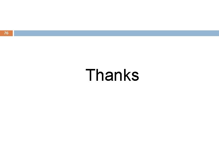 76 Thanks 