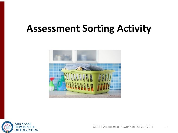 Assessment Sorting Activity CLASS Assessment Power. Point 23 May 2011 4 Assessment Sorting Activity CLASS Assessment Power. Point 23 May 2011 4