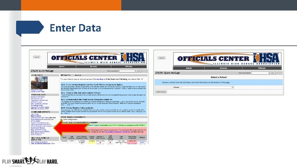 Enter Data Enter Data