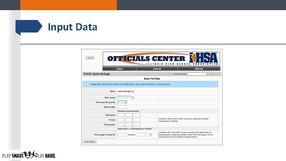 Input Data Input Data