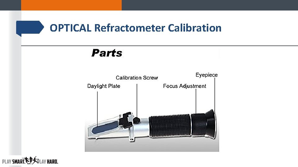 OPTICAL Refractometer Calibration OPTICAL Refractometer Calibration
