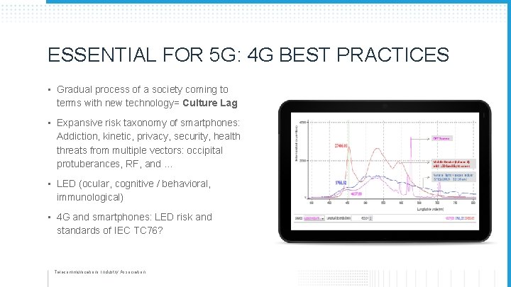 ESSENTIAL FOR 5 G: 4 G BEST PRACTICES • Gradual process of a society