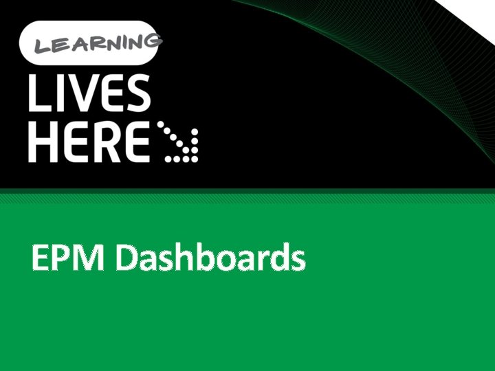 EPM Dashboards 