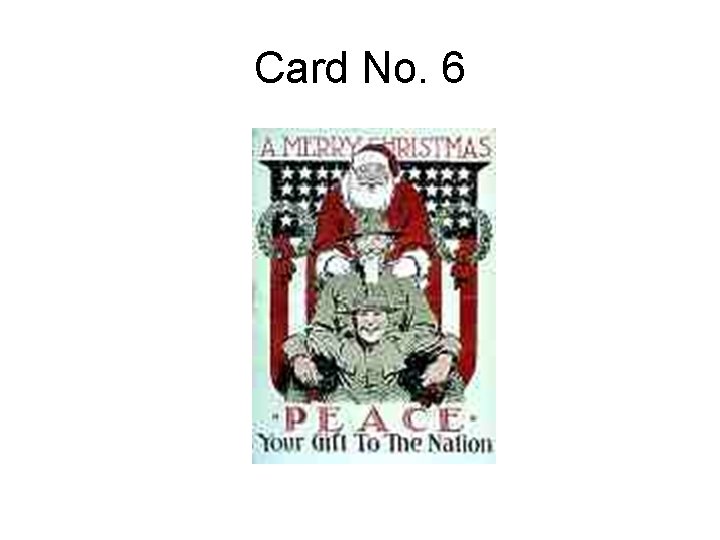 Card No. 6 Card No. 6
