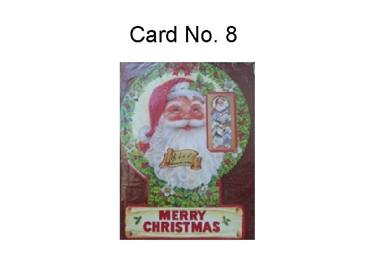 Card No. 8 Card No. 8