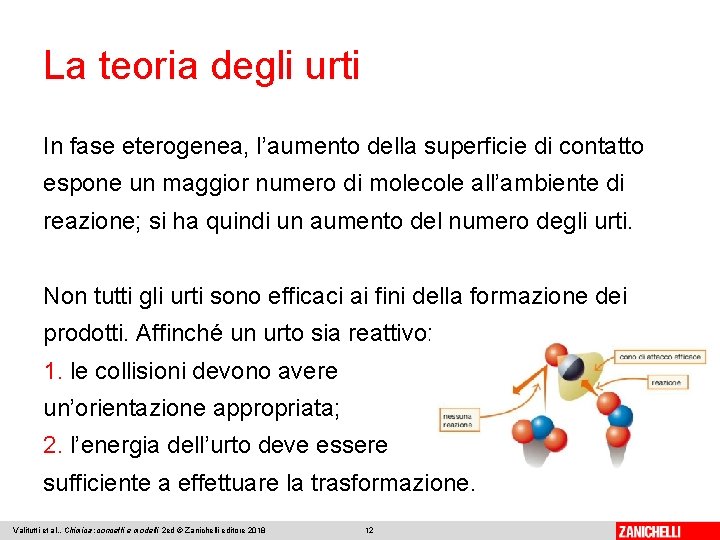 La teoria degli urti In fase eterogenea, l’aumento della superficie di contatto espone un