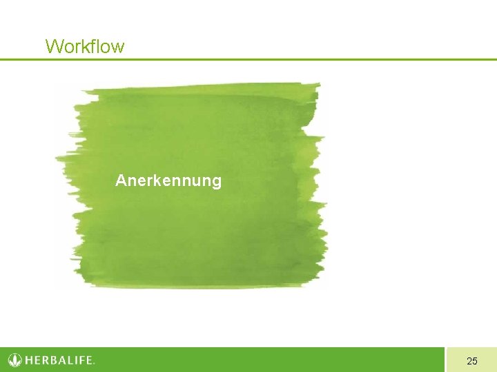 Workflow Anerkennung 25 