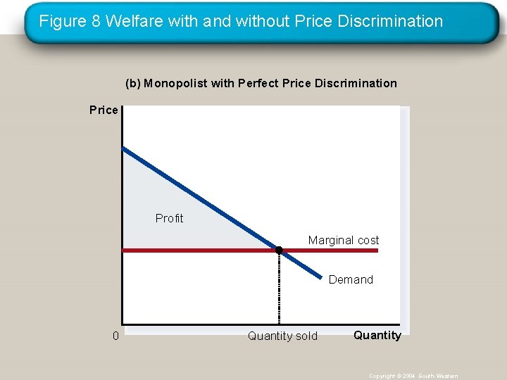 Figure 8 Welfare with and without Price Discrimination (b) Monopolist with Perfect Price Discrimination