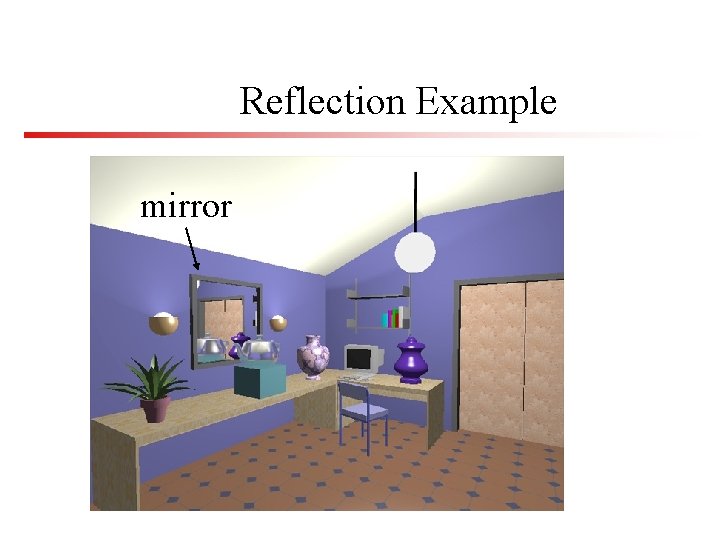 Reflection Example mirror 