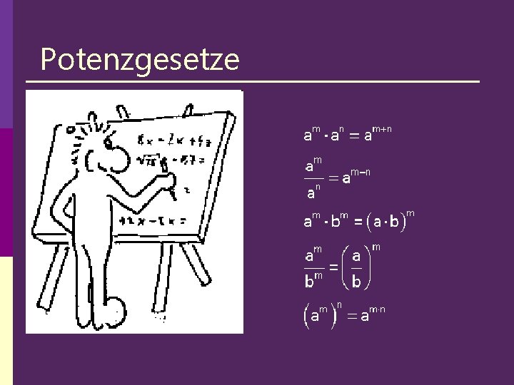 Potenzgesetze 