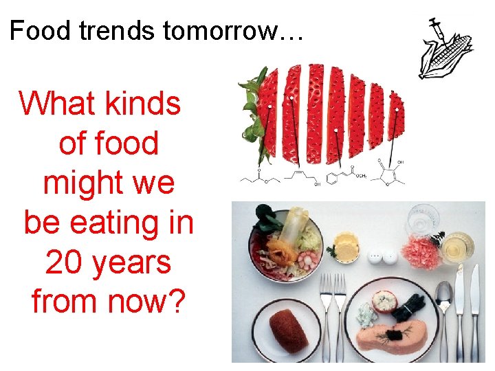 Food trends tomorrow… What kinds of food might we be eating in 20 years
