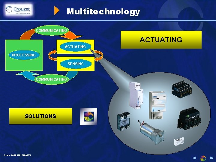 Multitechnology COMMUNICATING ACTUATING PROCESSING SENSING COMMUNICATING SOLUTIONS Timers - PAGE 3/20 - 08/03/2021 