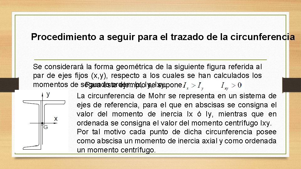 Procedimiento a seguir para el trazado de la circunferencia Se considerará la forma geométrica Procedimiento a seguir para el trazado de la circunferencia Se considerará la forma geométrica