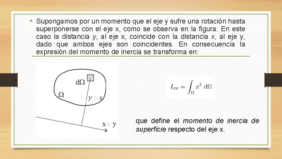 • Supongamos por un momento que el eje y sufre una rotación hasta • Supongamos por un momento que el eje y sufre una rotación hasta