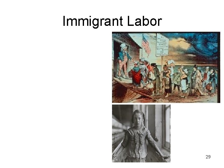 Immigrant Labor 29 