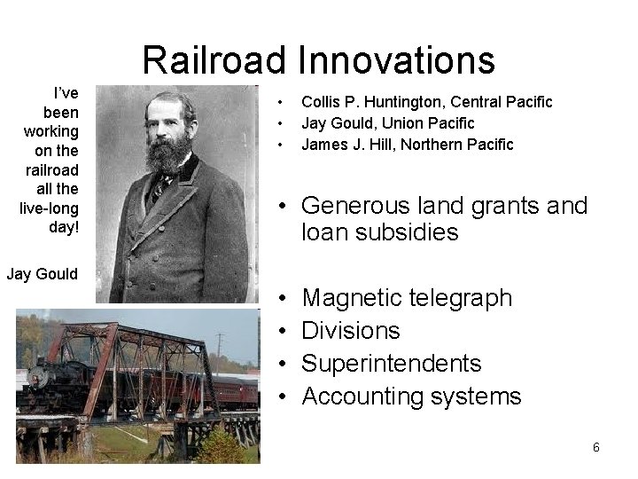 Railroad Innovations I’ve been working on the railroad all the live-long day! • •