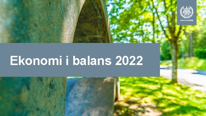 Ekonomi i balans 2022 