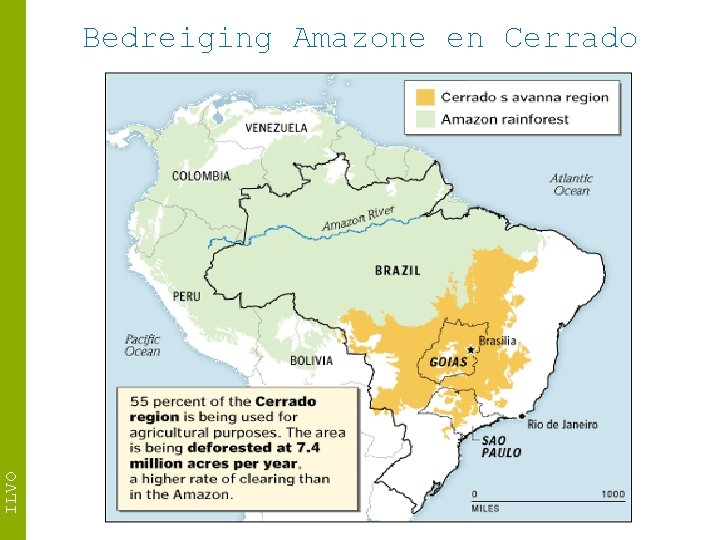 ILVO Bedreiging Amazone en Cerrado 