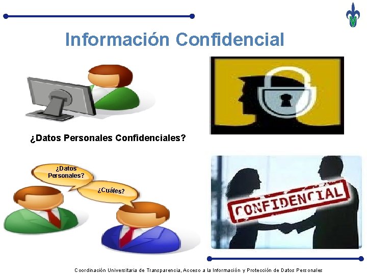 Información Confidencial ¿Datos Personales Confidenciales? ¿Datos Personales? ¿Cuáles? Coordinación Universitaria de Transparencia, Acceso a