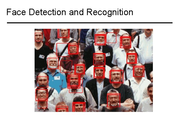 Face Detection and Recognition 