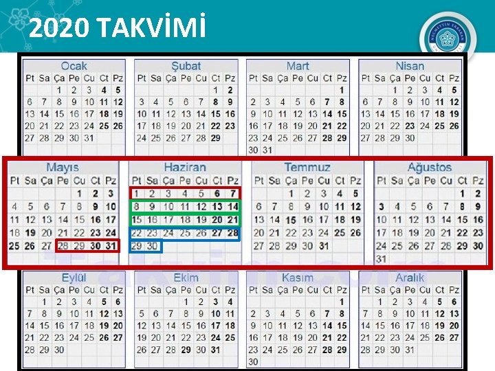 2020 TAKVİMİ 6 