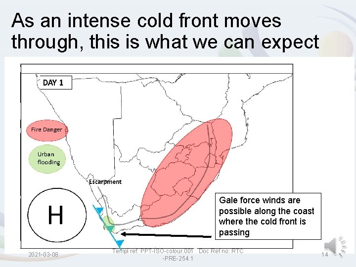 As an intense cold front moves through, this is what we can expect Gale