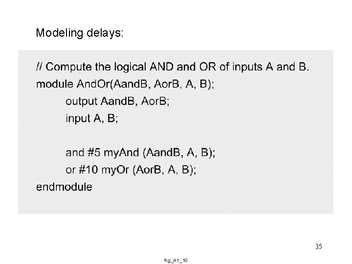 Modeling delays: 35 fig_A 1_10 