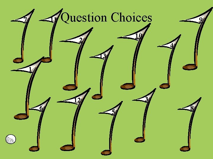 11 7 Question Choices 9 10 2 4 13 1 3 12 6 5