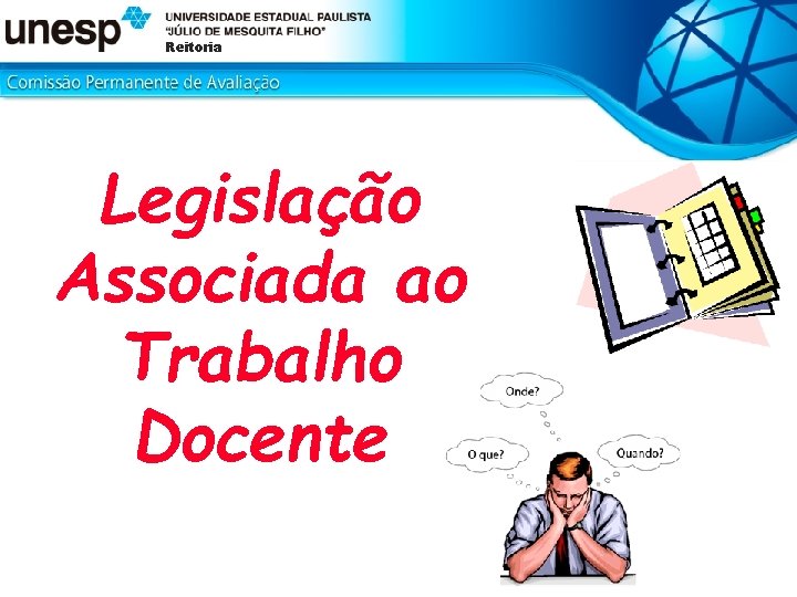 Reitoria Legislação Associada ao Trabalho Docente 