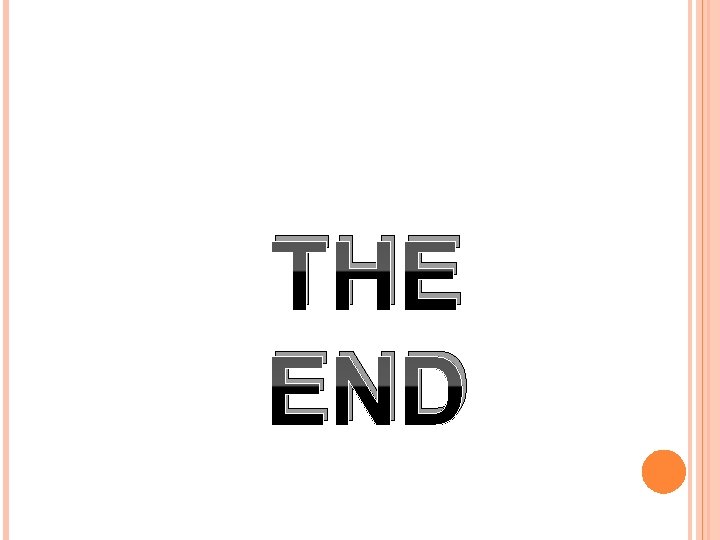 THE END 