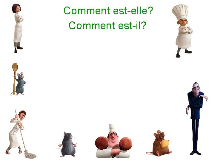 Comment est-elle? Comment est-il? 