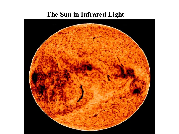 The Sun in Infrared Light 